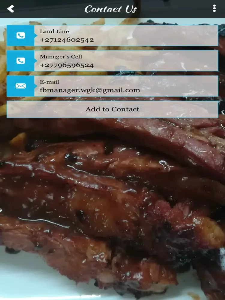 Cactus Creek Restaurant iPad  স্ক্রিনশট