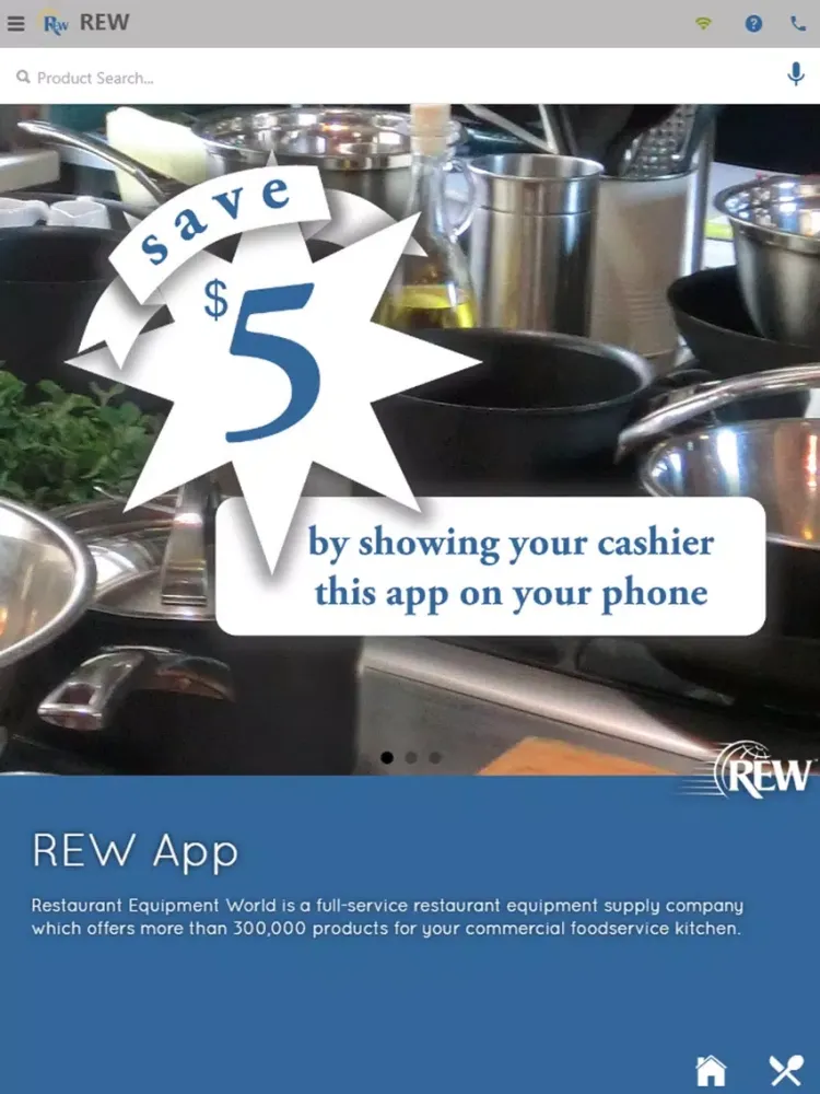 Restaurant Equipment World iPad 应用截图