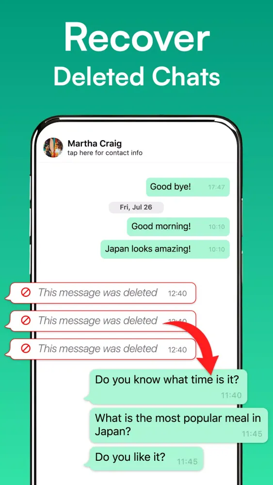 Recover Deleted Messages স্ক্রিনশট