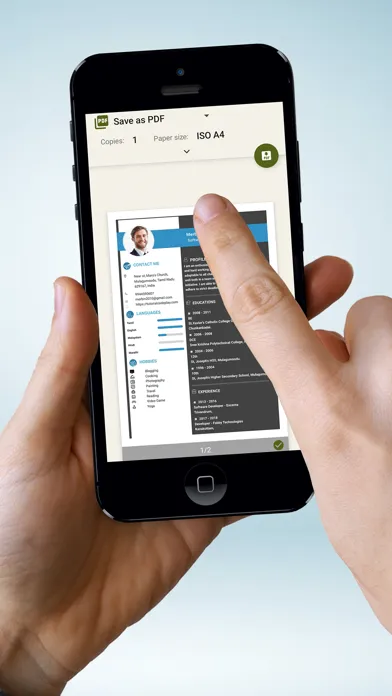 Tangkapan skrin Resume maker - resume tool