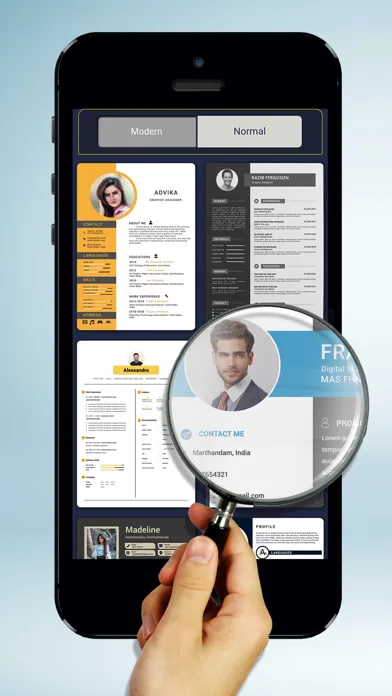 Tangkapan skrin Resume maker - resume tool