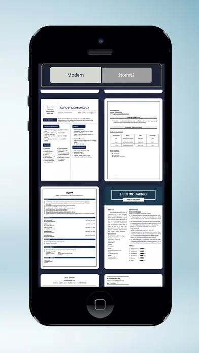 Tangkapan skrin Resume maker - resume tool