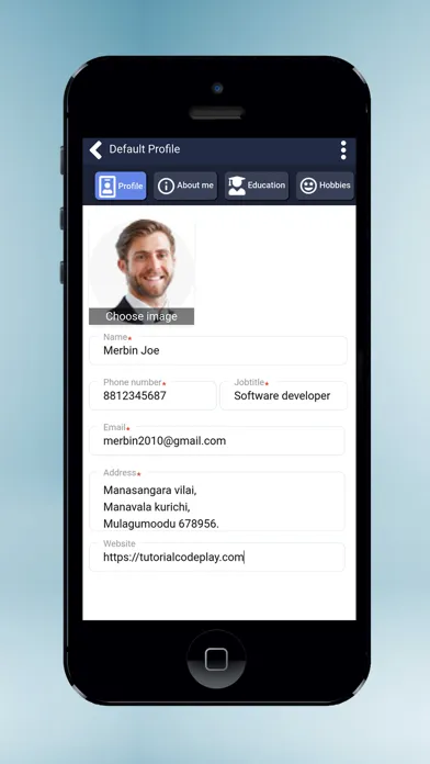 Tangkapan skrin Resume maker - resume tool