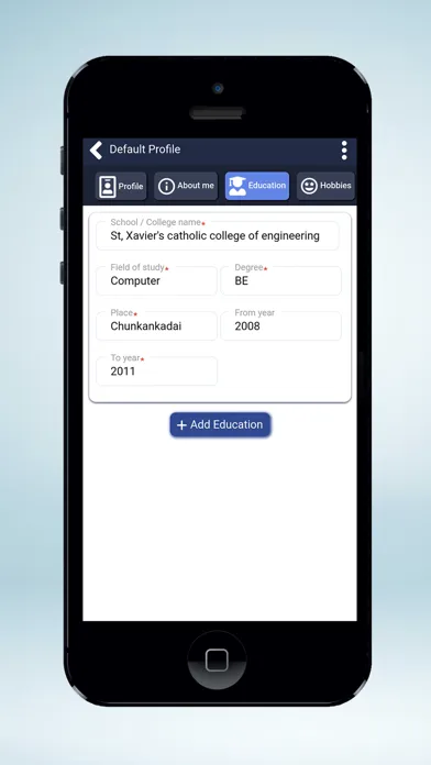 Tangkapan skrin Resume maker - resume tool
