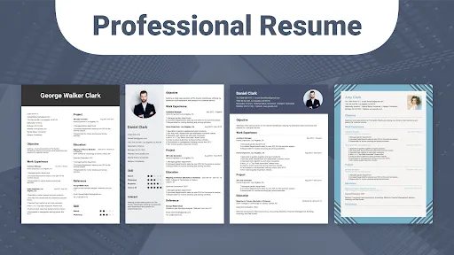 Resume Builder & CV Maker Screenshots