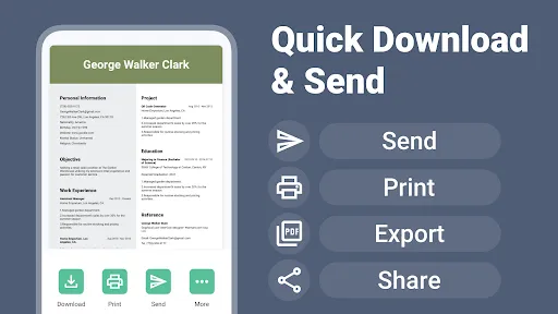 Resume Builder & CV Maker Screenshots
