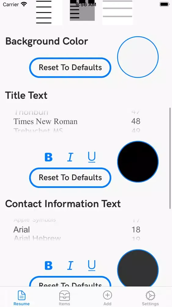ภาพหน้าจอของ Resume Writer(Pro)