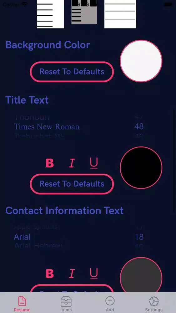 ภาพหน้าจอของ Resume Writer(Pro)