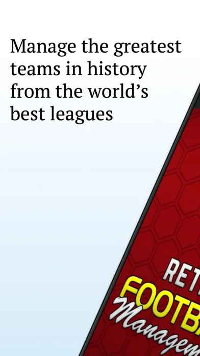 Captures d'écran de Retro Football Management
