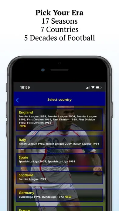 Captures d'écran de Retro Football Management