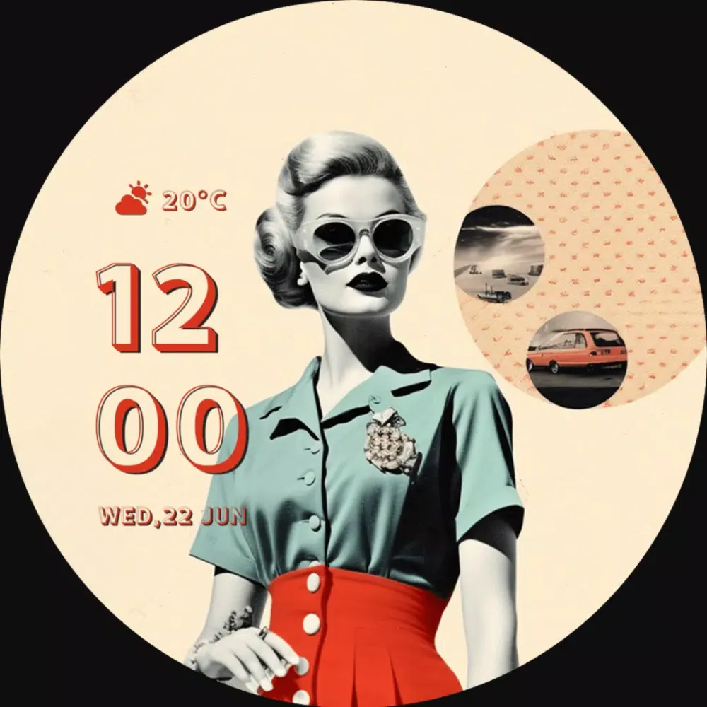 Retro Style Watch Faces Screenshots