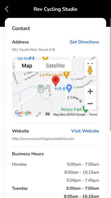 Rev Cycling Studio سکرین شاٹس