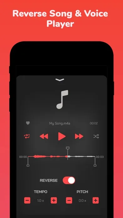 Reverse Song Player Screenshots