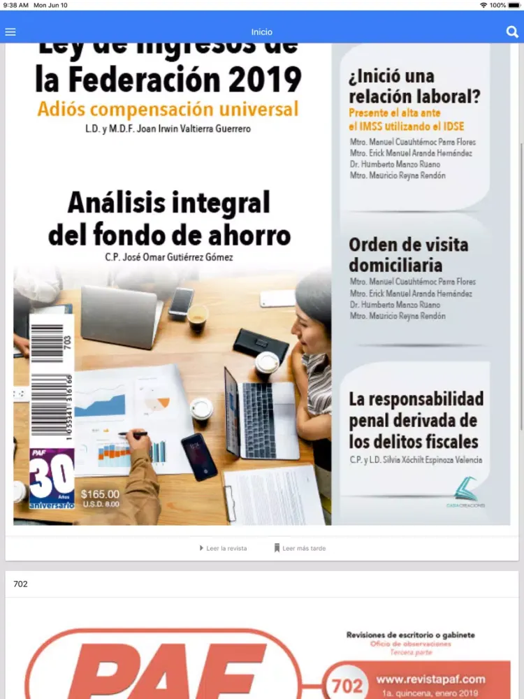 تصاویر Revista PAF iPad 