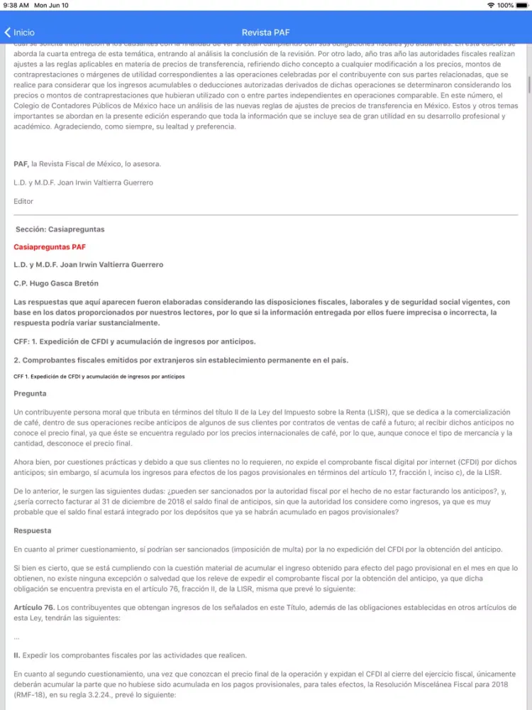 تصاویر Revista PAF iPad 