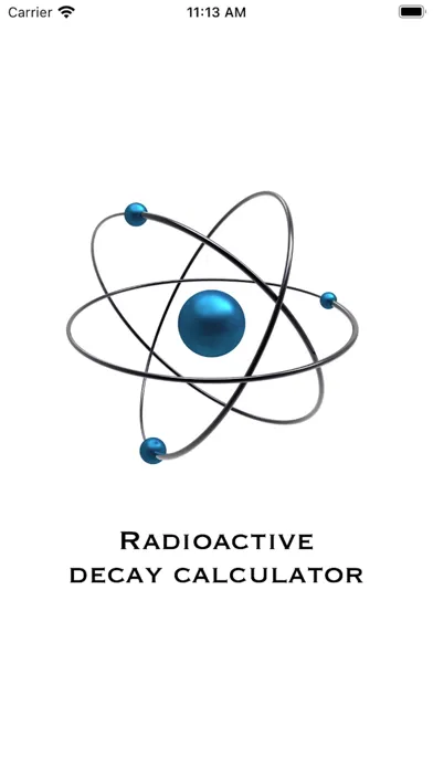 Capturas de tela do Decay calc