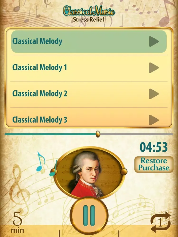 Classical Music Free Sonata Collection for Sleep iPad  Ekran Görüntüleri