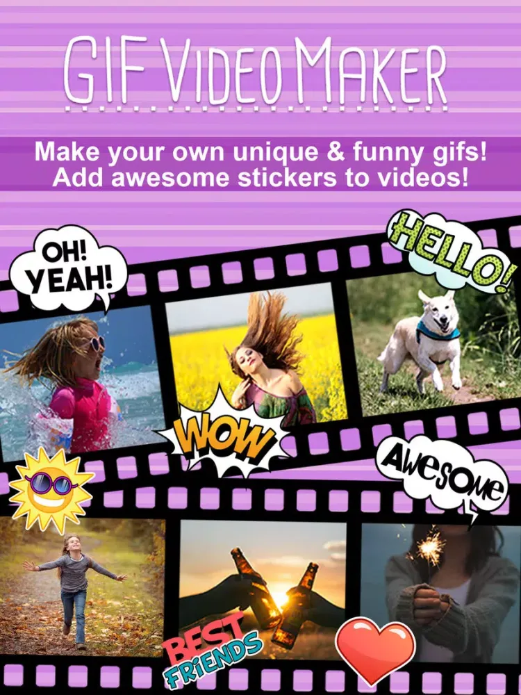 Gif Video Maker and Animator with Live Photo.s Converter & Animation.s Creator iPad 應用截圖