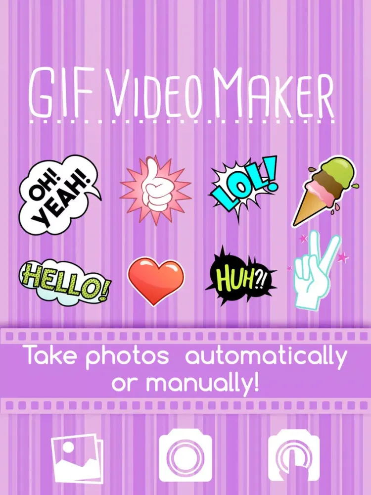 Gif Video Maker and Animator with Live Photo.s Converter & Animation.s Creator iPad 應用截圖