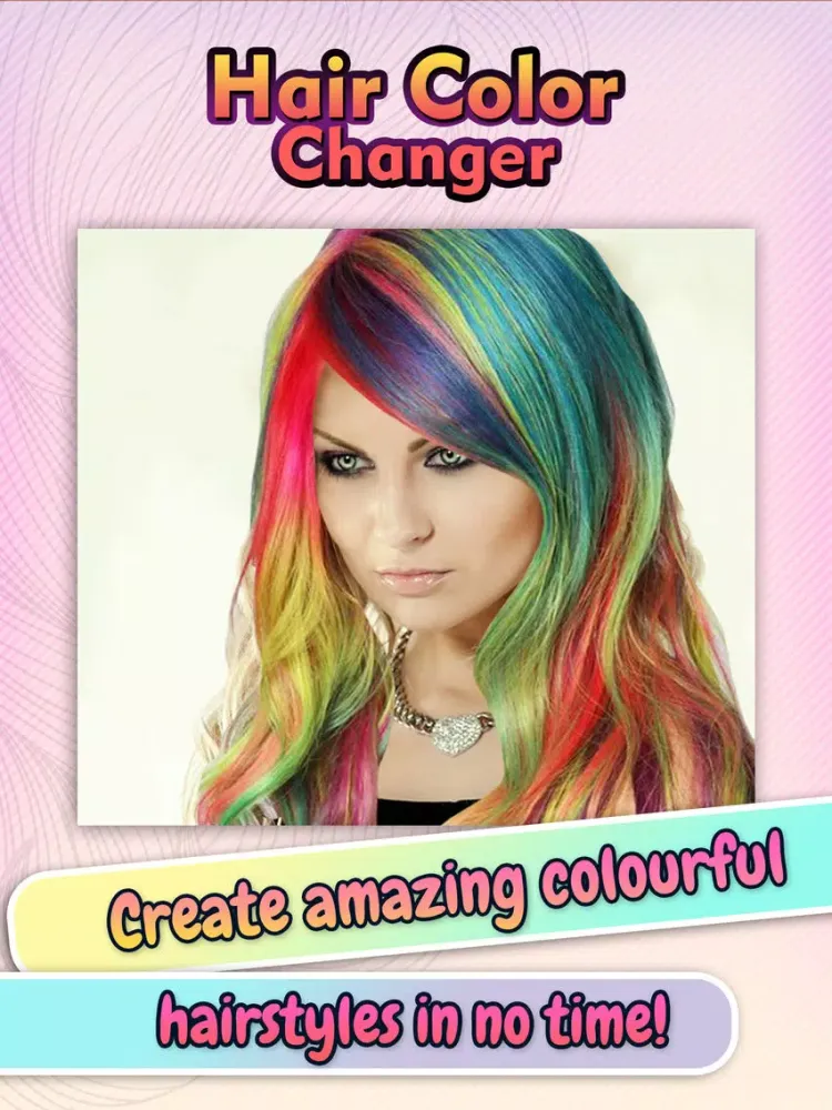 Hairstyle Changer Photo Editor iPad 应用截图