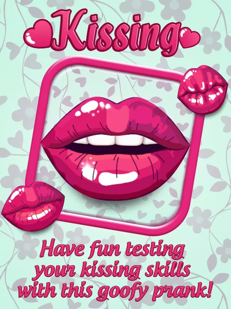 Kissing Lips Test Game - Digital Love Meter & Fun Kiss Analyzer Booth to Prank People iPad  Screenshots