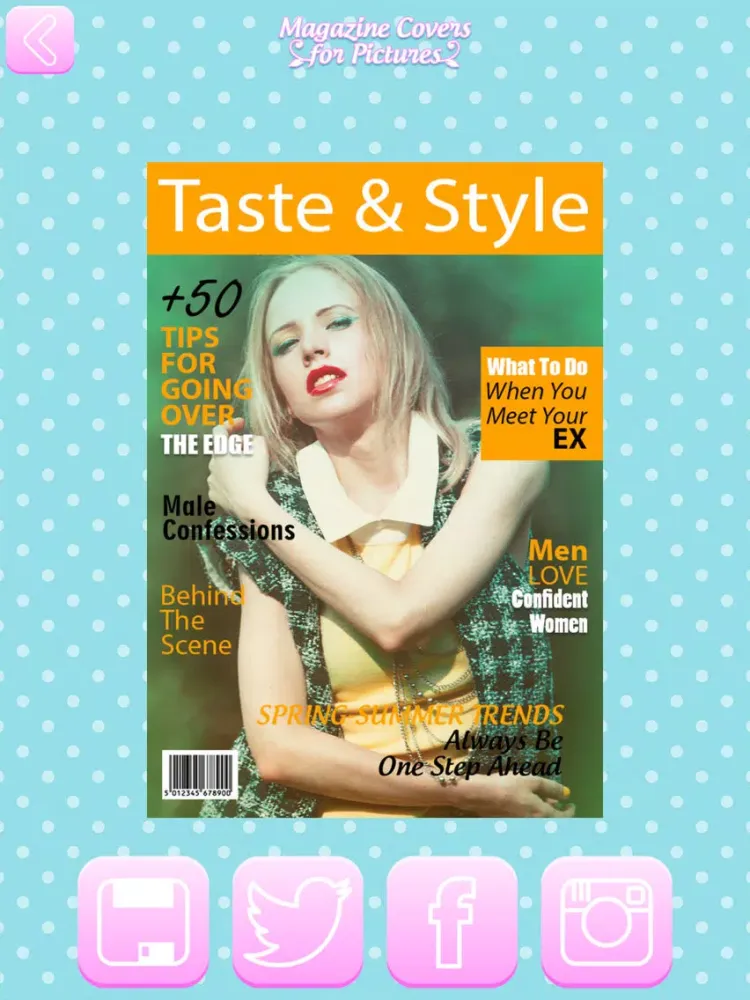 Magazine Covers for Pictures Cover Me Poster Maker iPad  স্ক্রিনশট