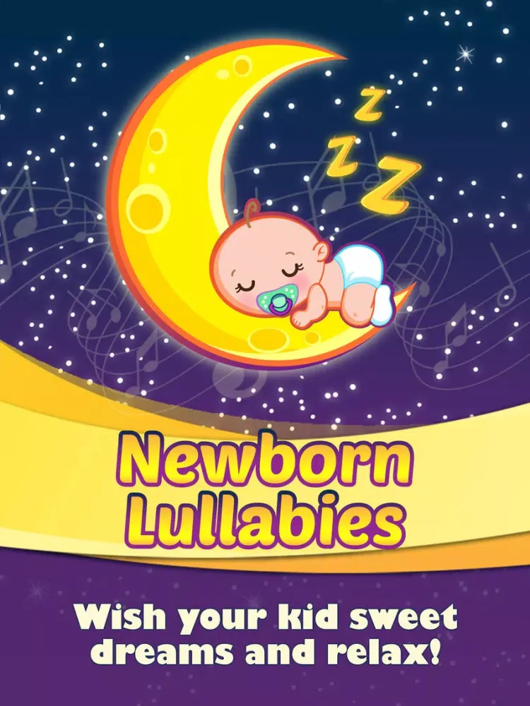 تصاویر Newborn Lullabies Sweet Dreams Baby Relaxation iPad 