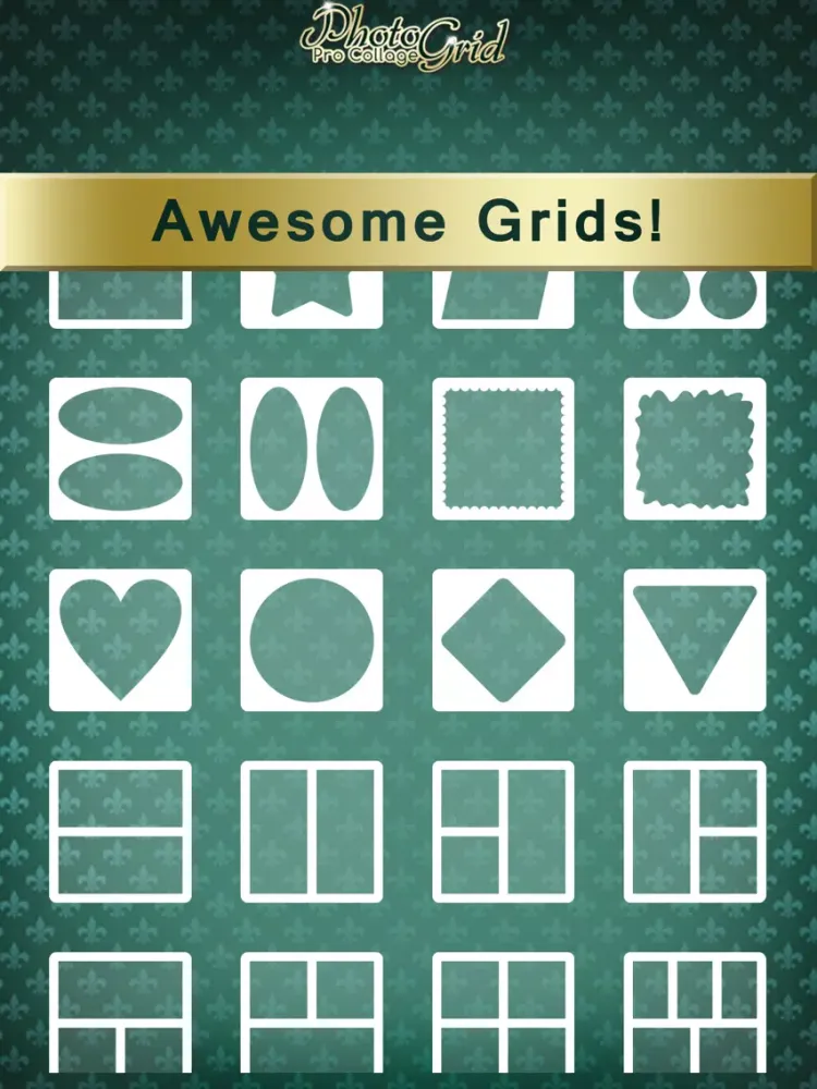 Photo Grid Pro Collage Maker & Selfie Editor: Art of Photography Studio iPad  Screenshots