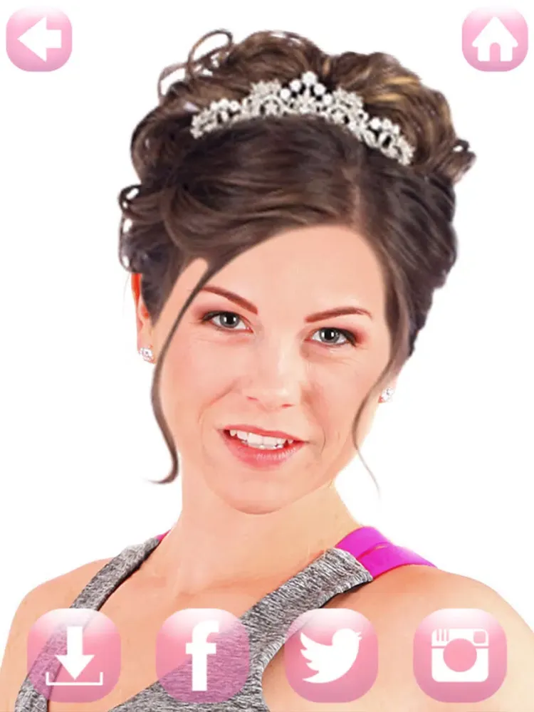 Princess Hair Styles Beauty Salon Virtual Makeover iPad 应用截图