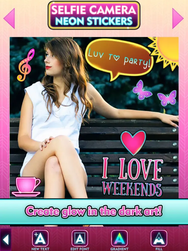 Fun Camera Photo Stickers & Beauty Selfie Editor iPad  Screenshots