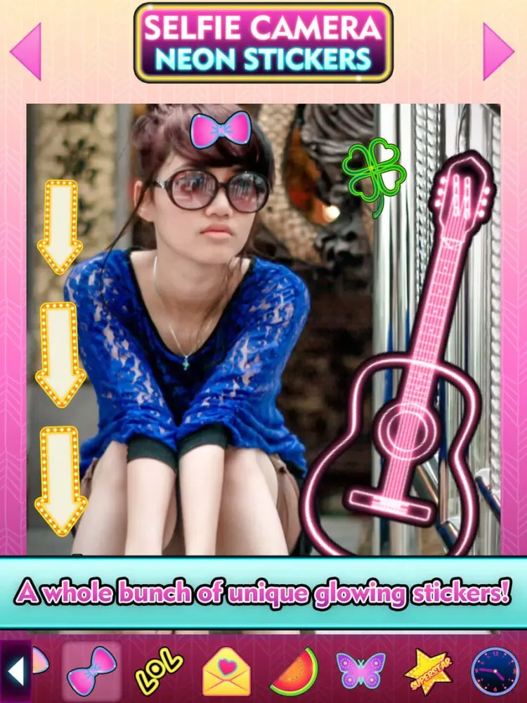 Fun Camera Photo Stickers & Beauty Selfie Editor iPad  Screenshots