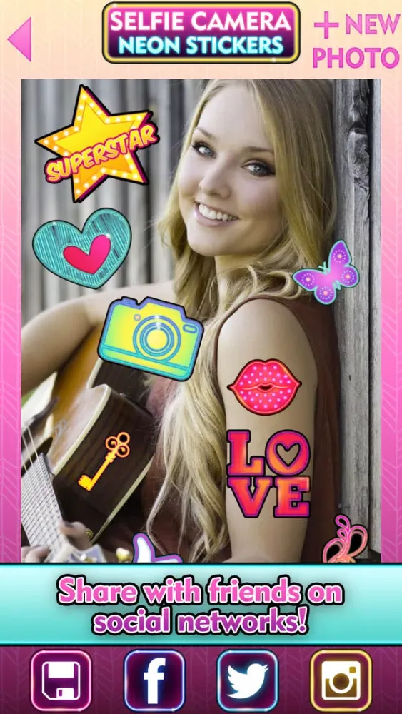 Fun Camera Photo Stickers & Beauty Selfie Editor Screenshots