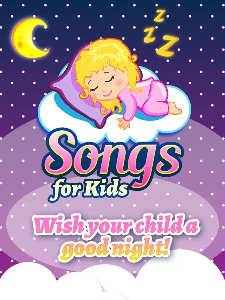 Sleep Songs for Kids - Calming Baby Lullaby Collection with Relaxing Sounds & White Noise iPad  Screenshots