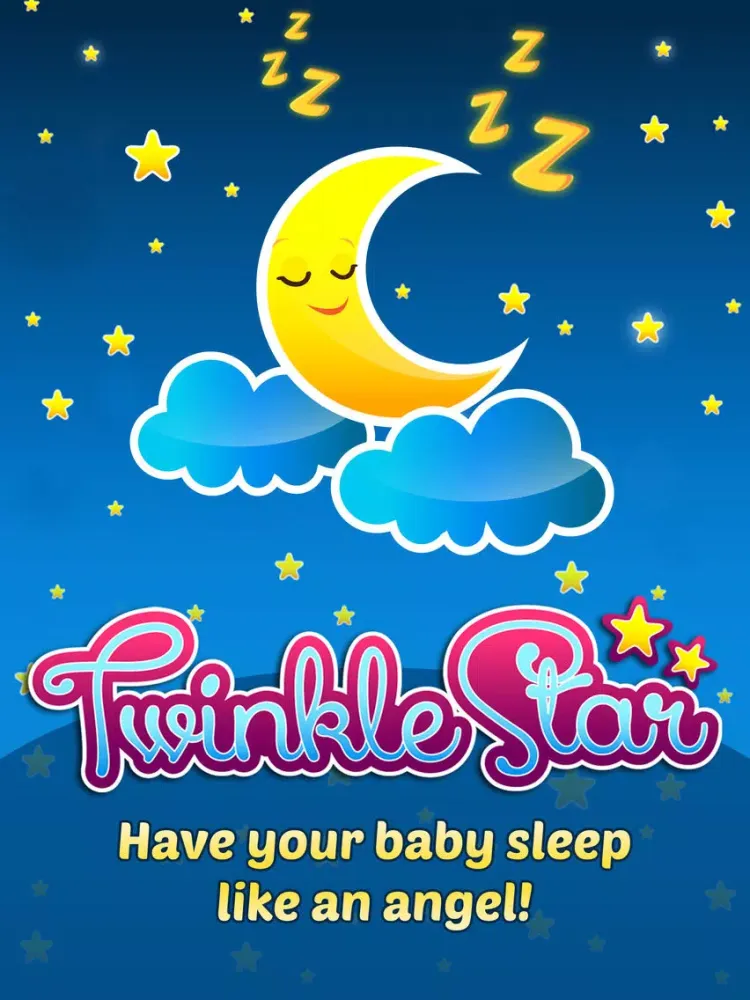 Tangkapan layar Twinkle Star Baby Lullaby Set Sleep Well Melodies iPad 
