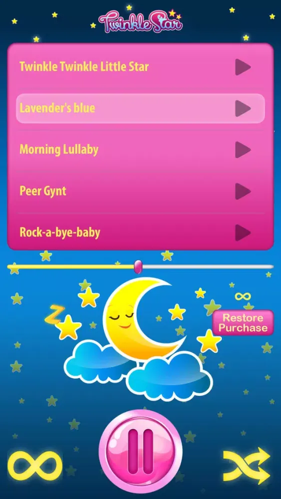 Tangkapan layar Twinkle Star Baby Lullaby Set Sleep Well Melodies