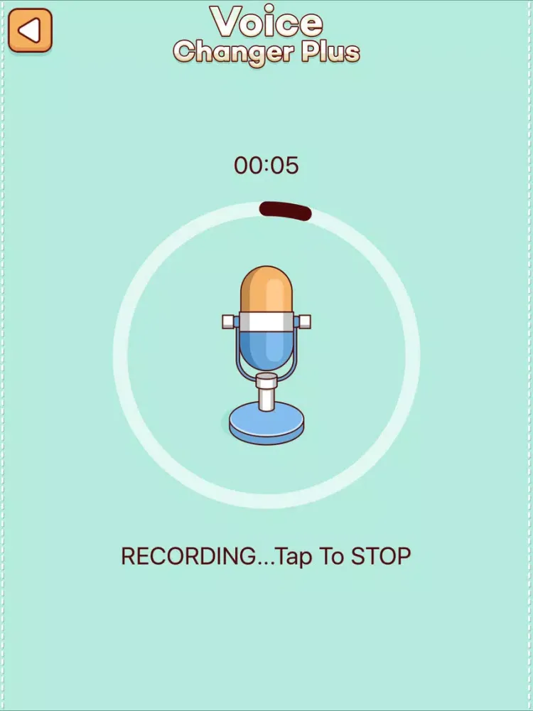 Tangkapan layar Voice Changer Recorder Plus Funny Audio Effects iPad 