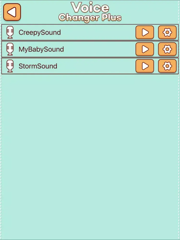 Tangkapan layar Voice Changer Recorder Plus Funny Audio Effects iPad 