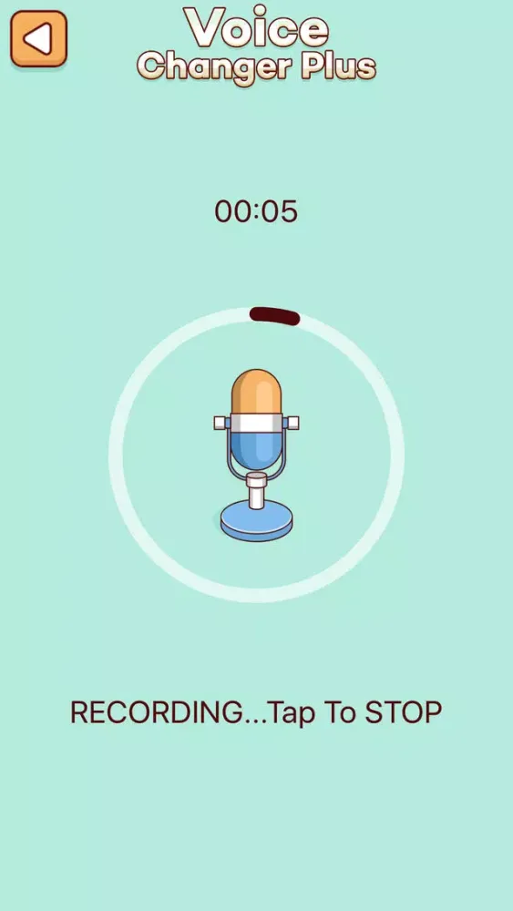 Tangkapan layar Voice Changer Recorder Plus Funny Audio Effects