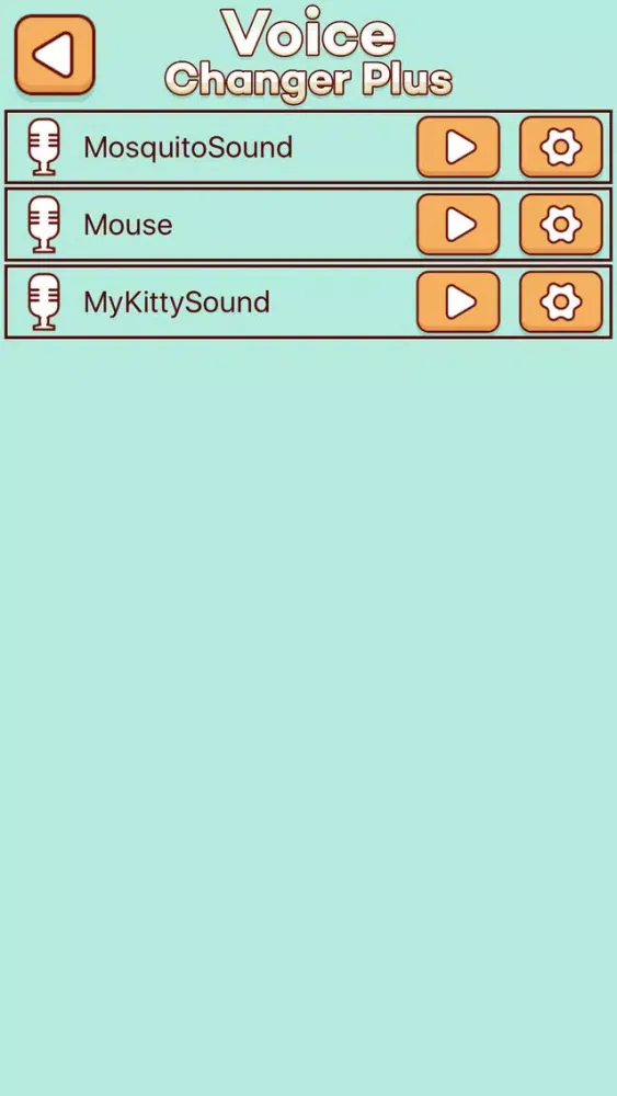 Tangkapan layar Voice Changer Recorder Plus Funny Audio Effects