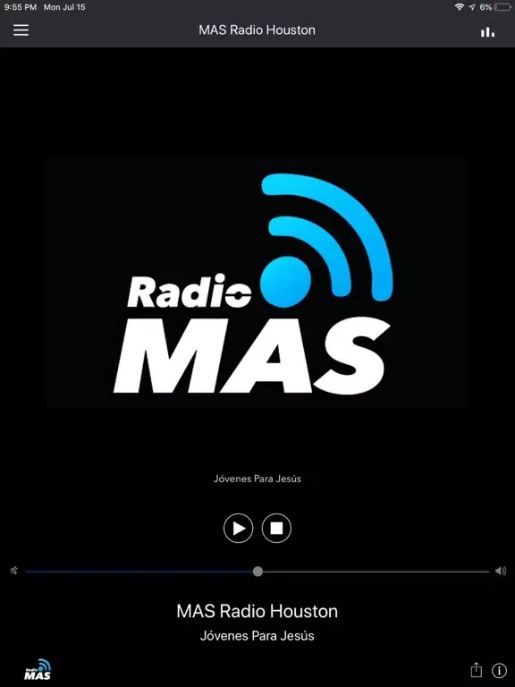 Mas Radio App iPad  स्क्रीनशॉट