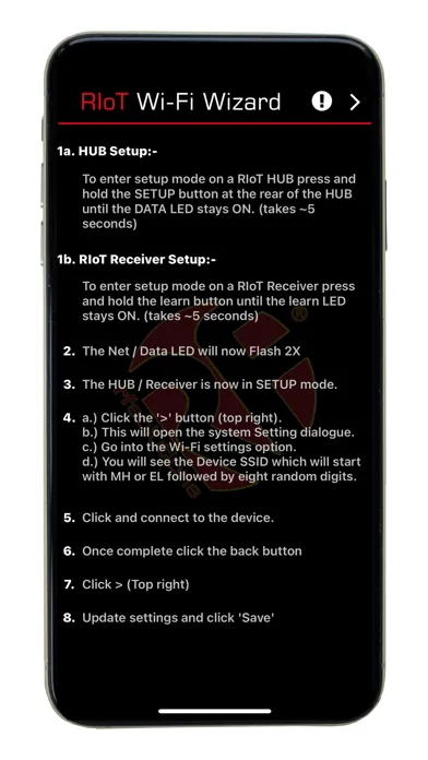 RIoT WIFI Wizard স্ক্রিনশট
