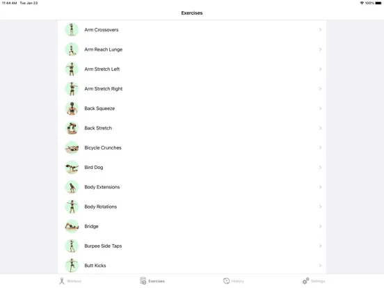 HIIT Cardio Workout - 30 Days iPad  스크린샷