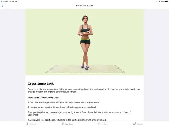 Скриншоты Tabata Workout Plan - 30 Days iPad 