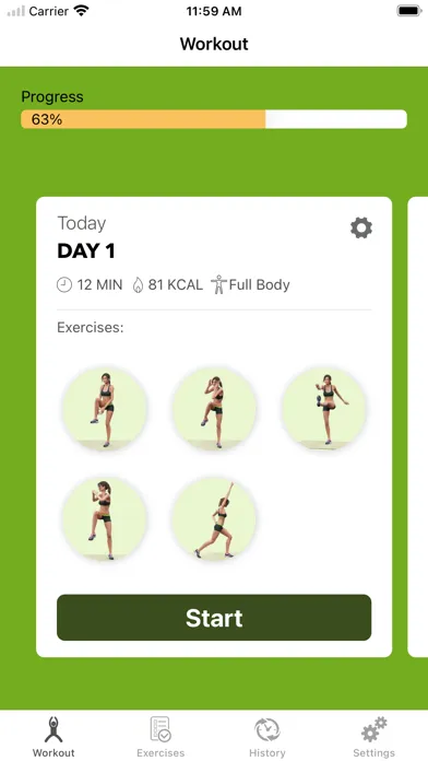 Скриншоты Tabata Workout Plan - 30 Days