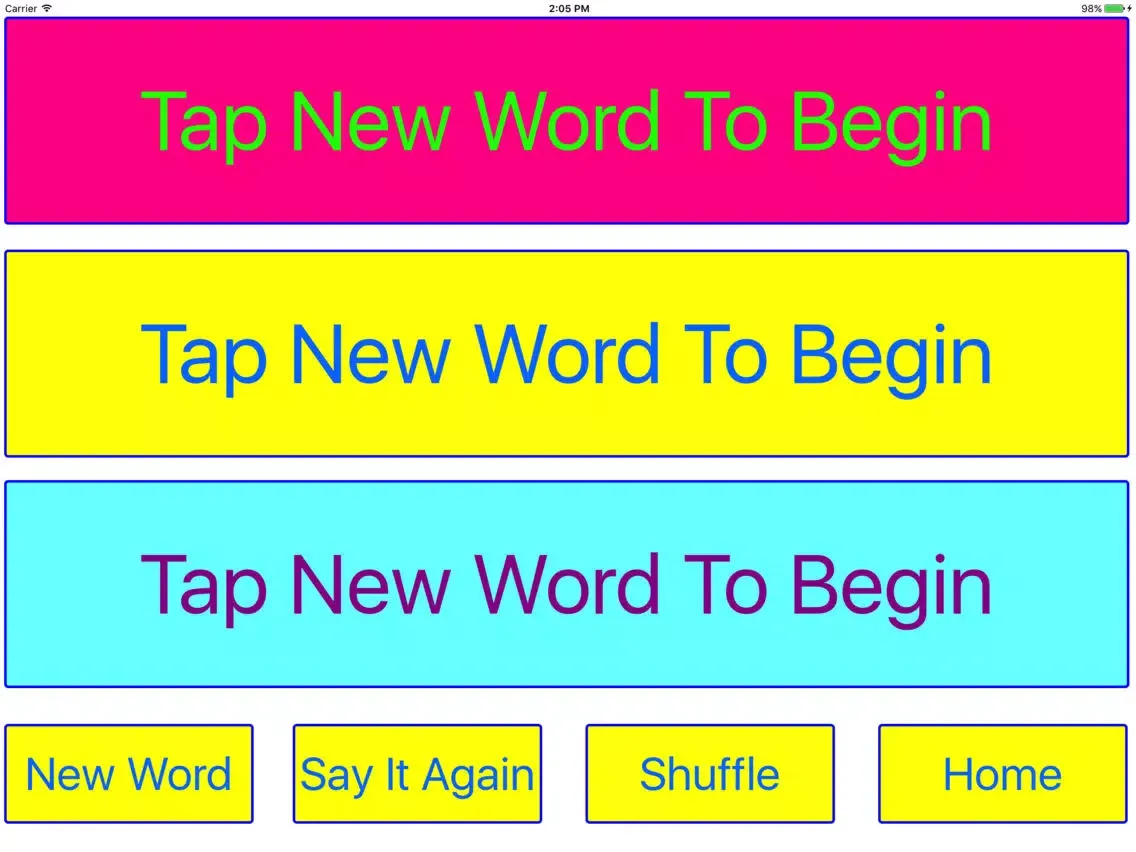 Word Seek iPad 应用截图