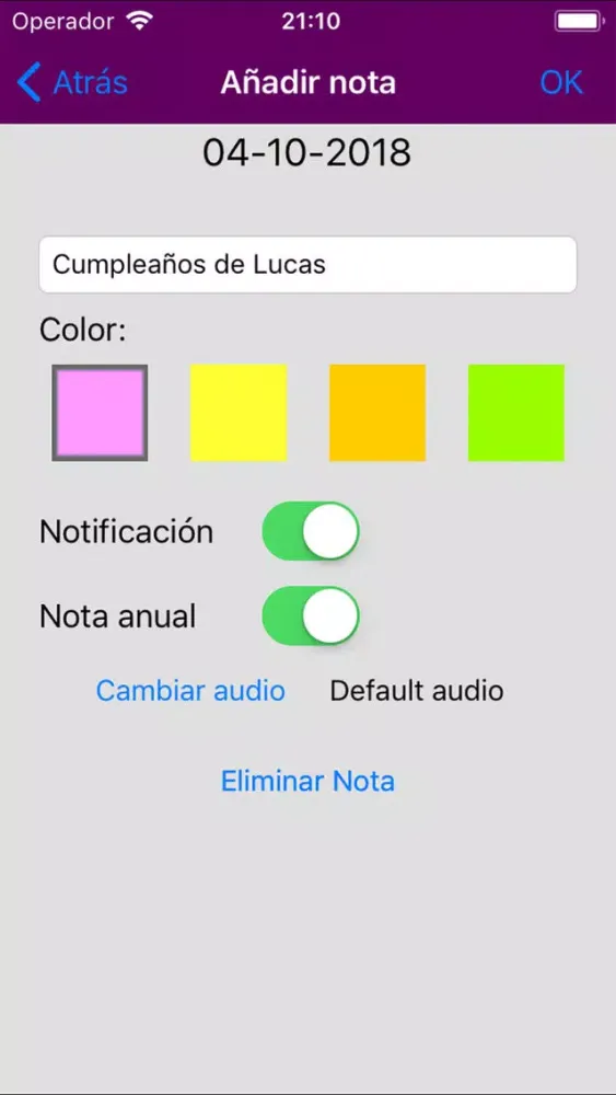 Capturas de pantalla de Calendario 2019 Colombia NoAds
