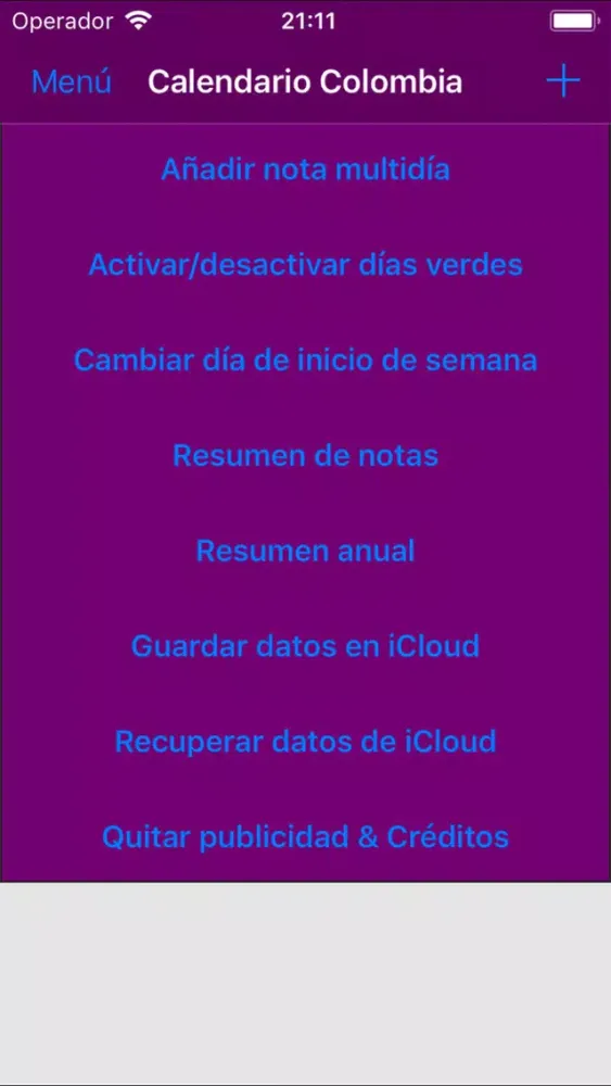Capturas de pantalla de Calendario 2019 Colombia NoAds