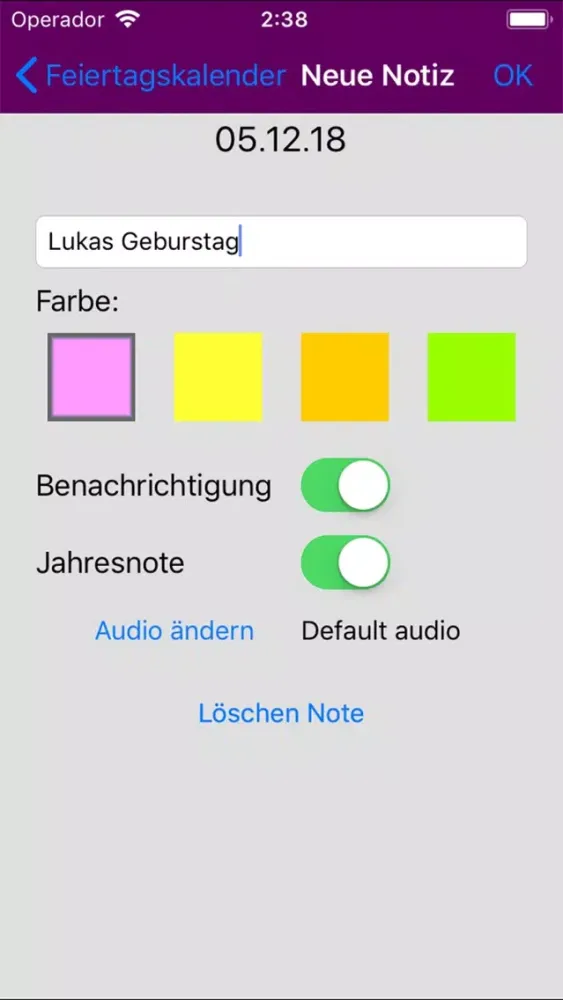 Скриншоты Kalender 2019 Schweiz NoAds