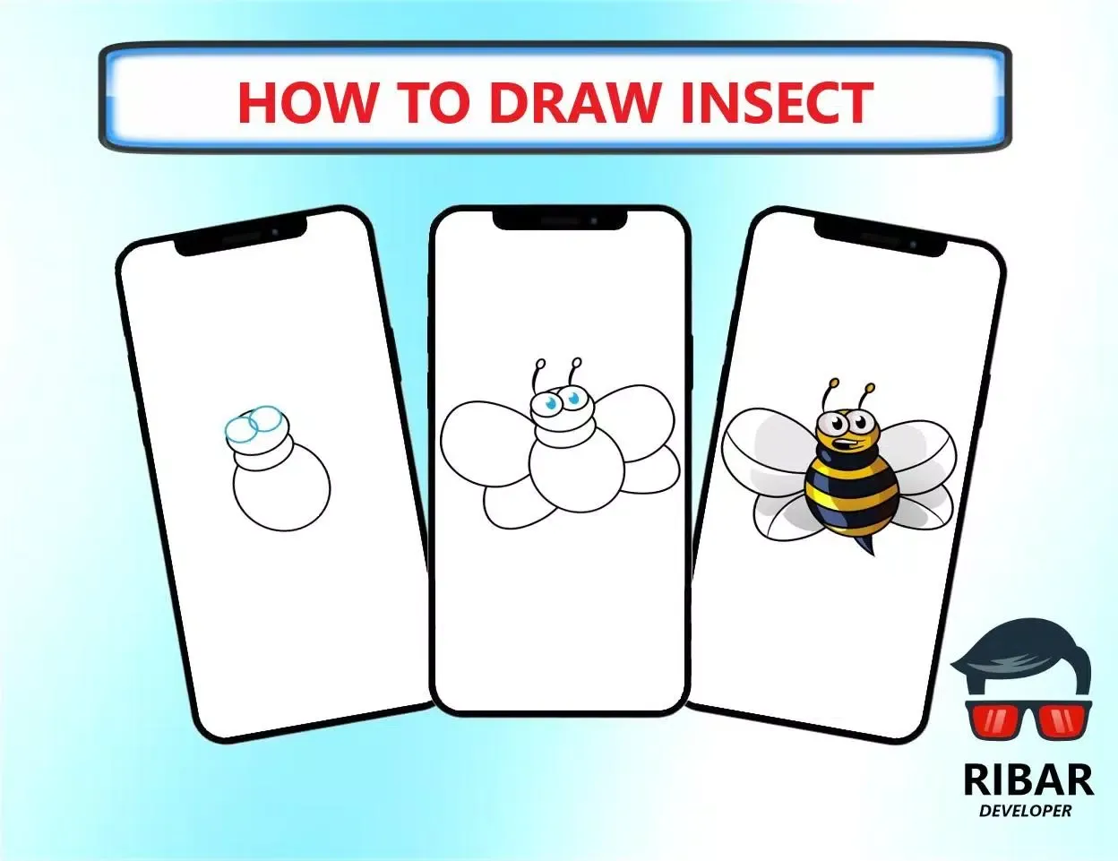 Capturas de tela do How To Draw Insect