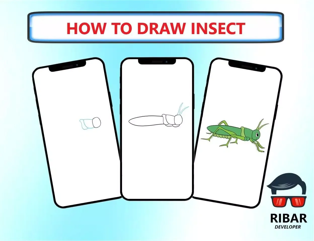 Capturas de tela do How To Draw Insect